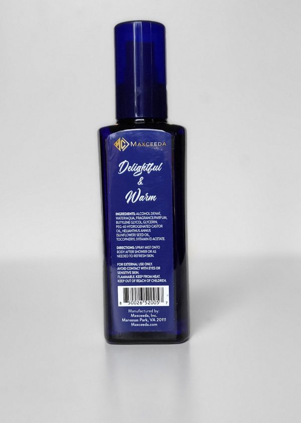 Back of Delight Body Mist